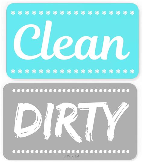 Dishwasher Clean Dirty Sign Printable